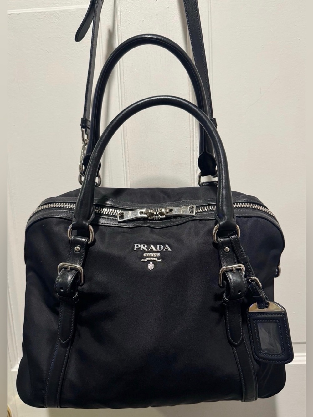 Pre-Loved Authentic Vintage Prada Tessuto - Picture 10 of 12